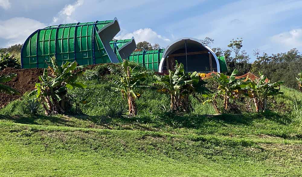 Lot 2: Hawaii Island’s first Green Magic Home under construction