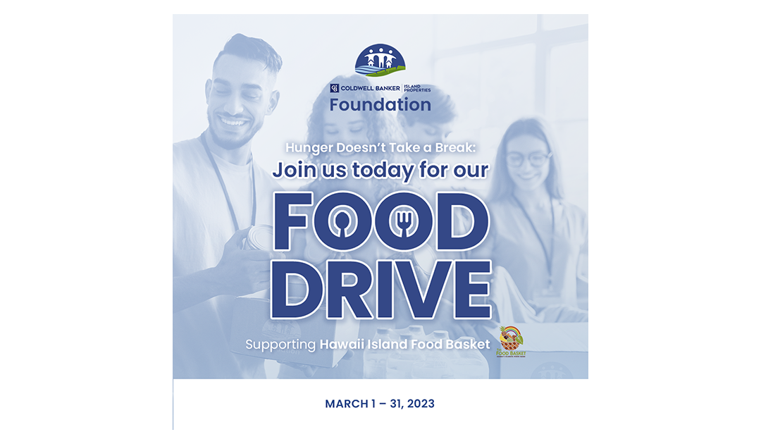 March 1 – 31 Food Drive!